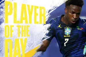 直播吧世界杯第9日MVP：维尼修斯当选！传射建功助巴西拿首胜