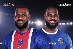 法甲官方社媒“恶搞”晒照NBA球星詹姆斯：我们的秘密签约
